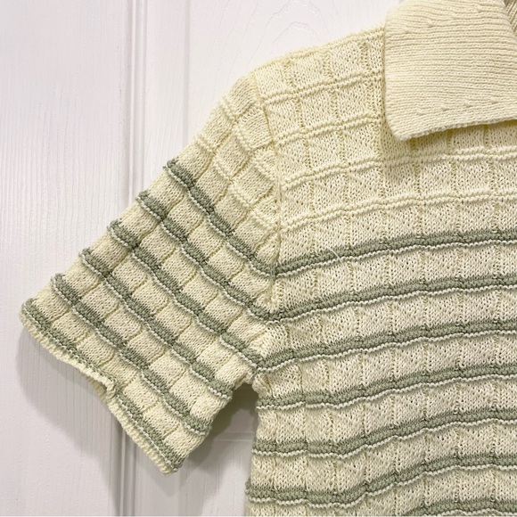 Urban Outfitters Kimchi Blue Oliver Button-Down Polo Sweater - Picture 4 of 16